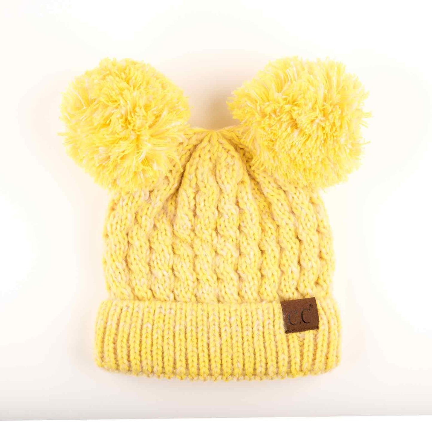 C.C Double Pom Beanie
