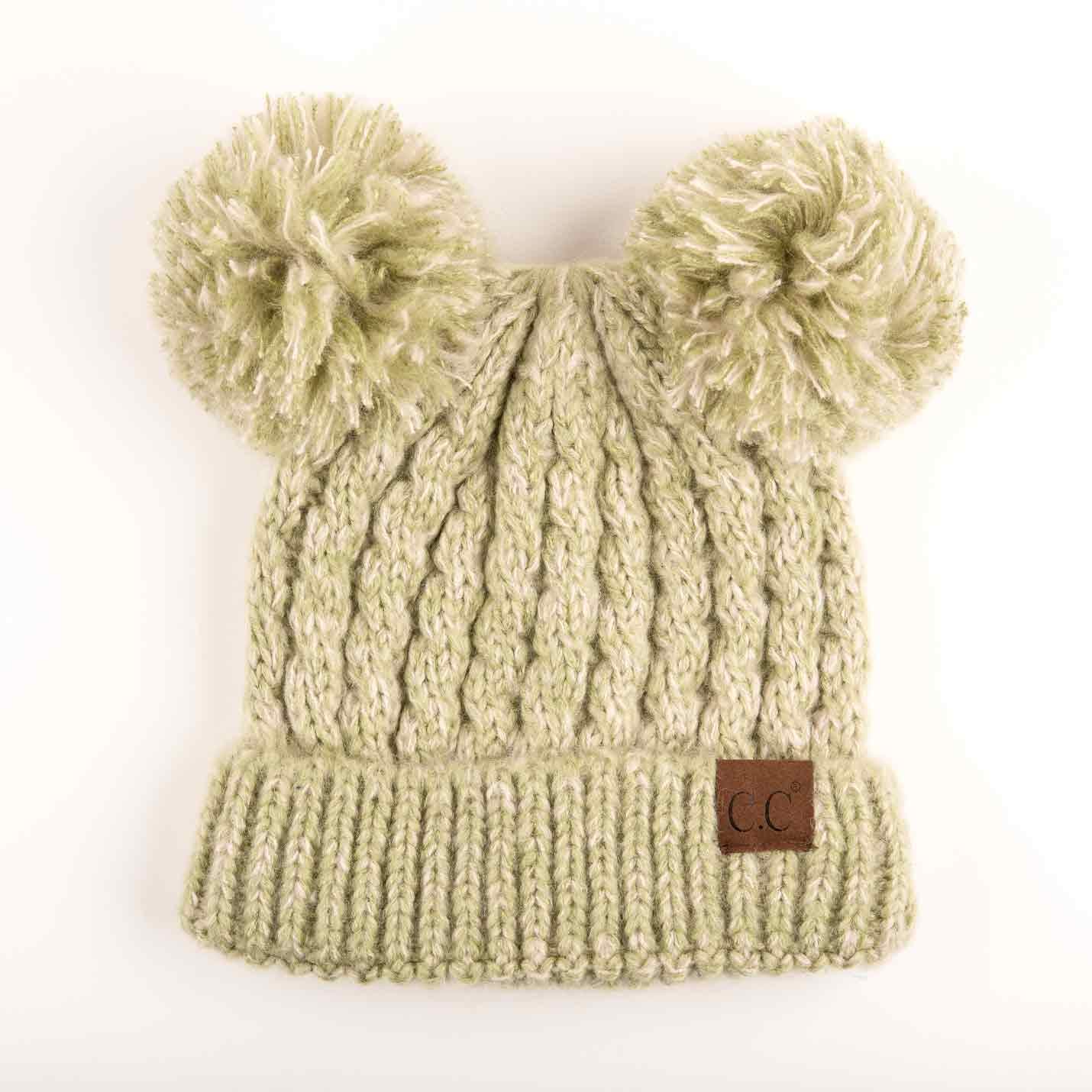 C.C Double Pom Beanie