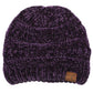 C.C Chenille Ribbed Beanie Hat