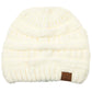 C.C Chenille Ribbed Beanie Hat