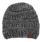C.C Chenille Ribbed Beanie Hat