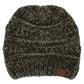 C.C Chenille Ribbed Beanie Hat