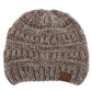 C.C Chenille Ribbed Beanie Hat