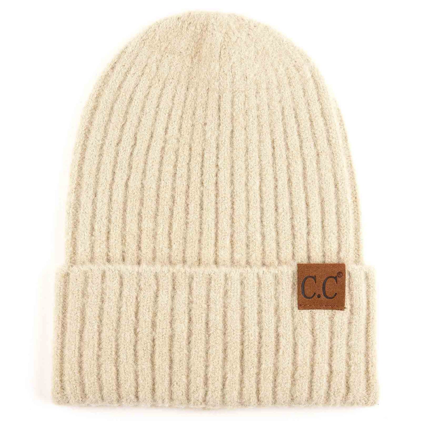 C.C Ribbed Knit Beanie