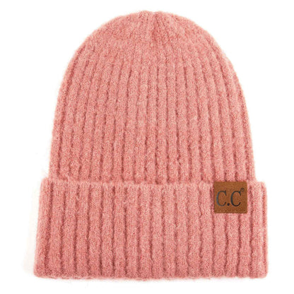 C.C Ribbed Knit Beanie