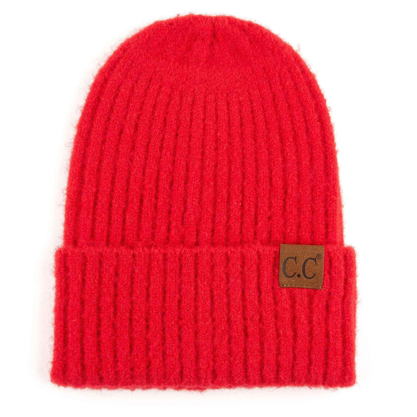 C.C Ribbed Knit Beanie
