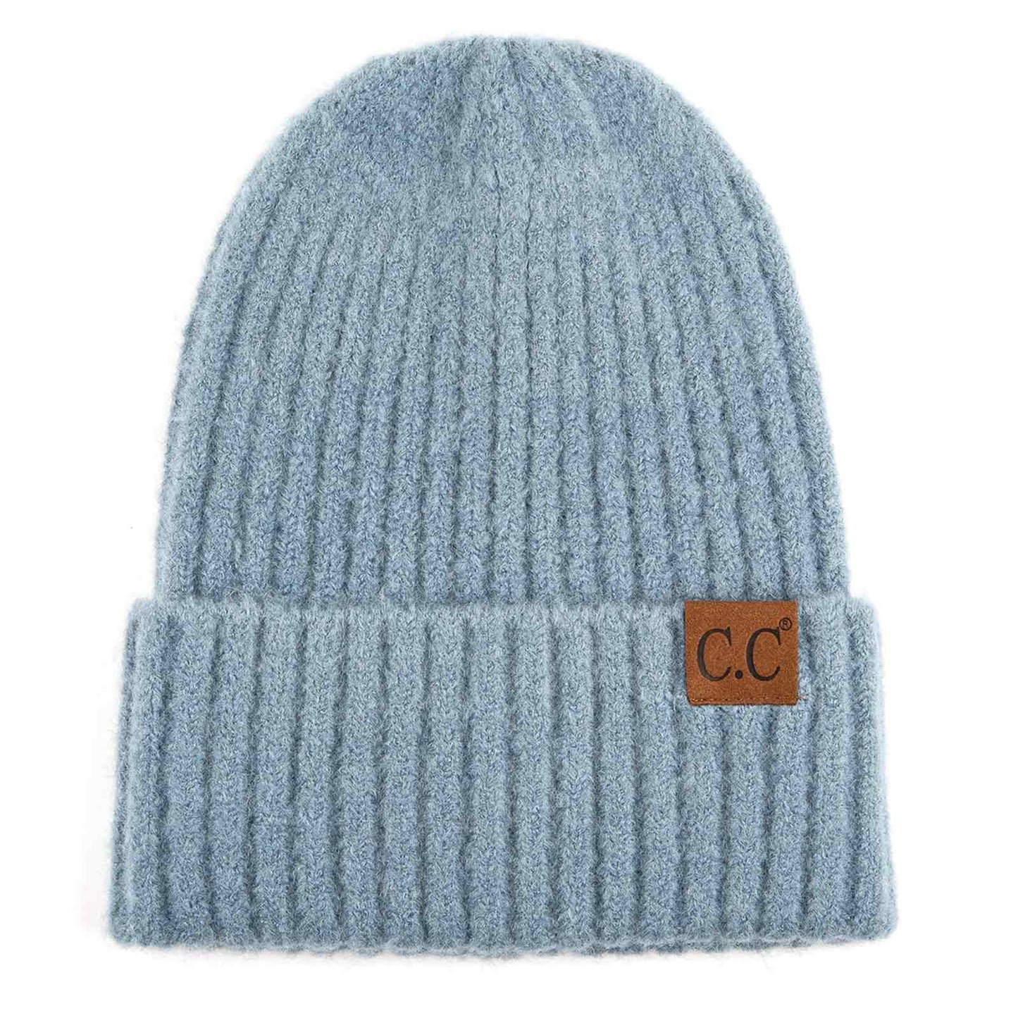 C.C Ribbed Knit Beanie