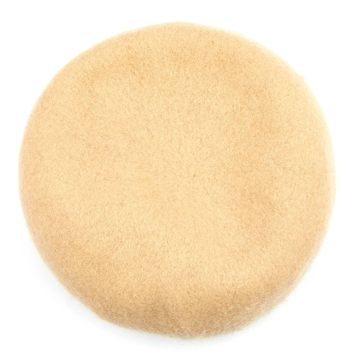 C.C Wool Beret Hat With Cabled Cuff