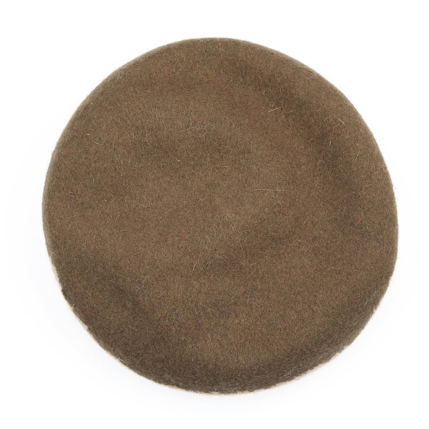 C.C Wool Beret Hat With Cabled Cuff