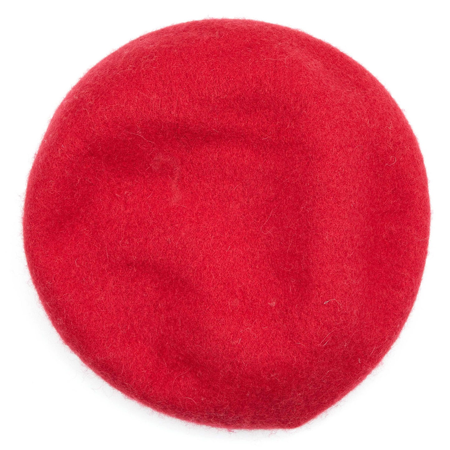 C.C Wool Beret Hat With Cabled Cuff