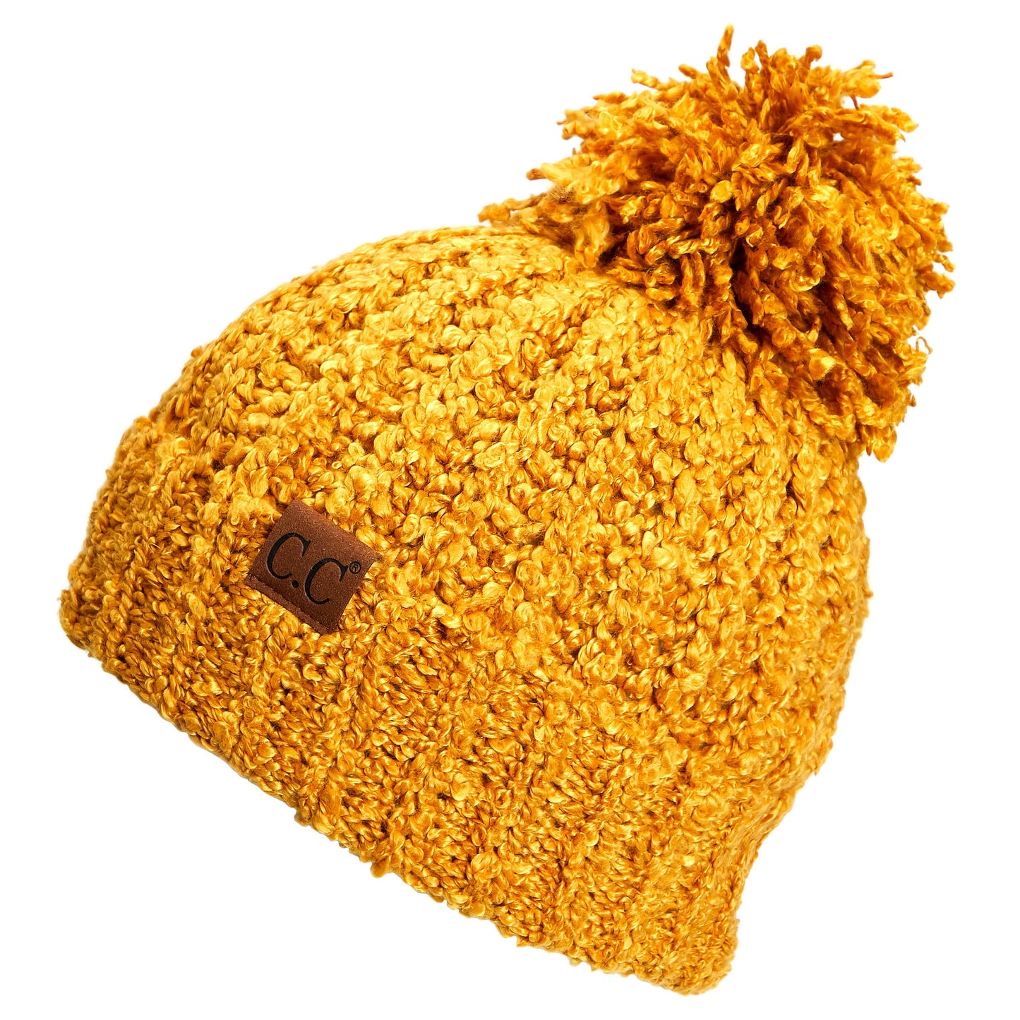 C.C New Chenille Hat With Pom