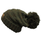 C.C Oversized Cable Knit Confetti Hat With 15 Cm Pom