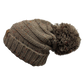 C.C Oversized Cable Knit Confetti Hat With 15 Cm Pom
