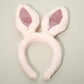 Madeline Love Pink Sequin Accent Plush Easter Bunny Ear Headband - Hair Accessories - desc