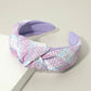 Madeline Love Lavender Wide Woven Knot Headband - Hair Accessories