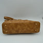 Belted Shoulder Bag with Key Charm Accent - Shoulder Bag