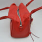 Classic Structured Shoulder Bag with Heart Charm Accent - Shoulder Bag