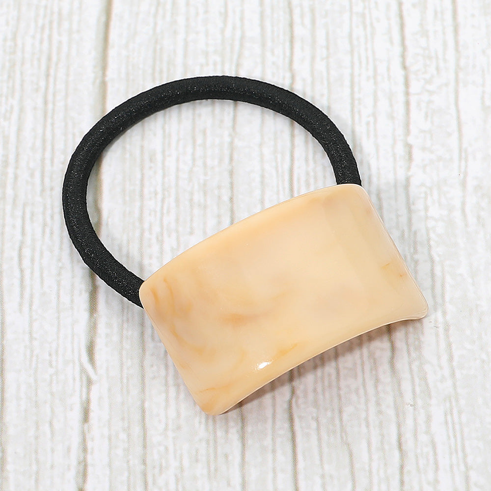 Madeline Love Ivory Rectangular Resin Accent Hair Band - Hair Accessories