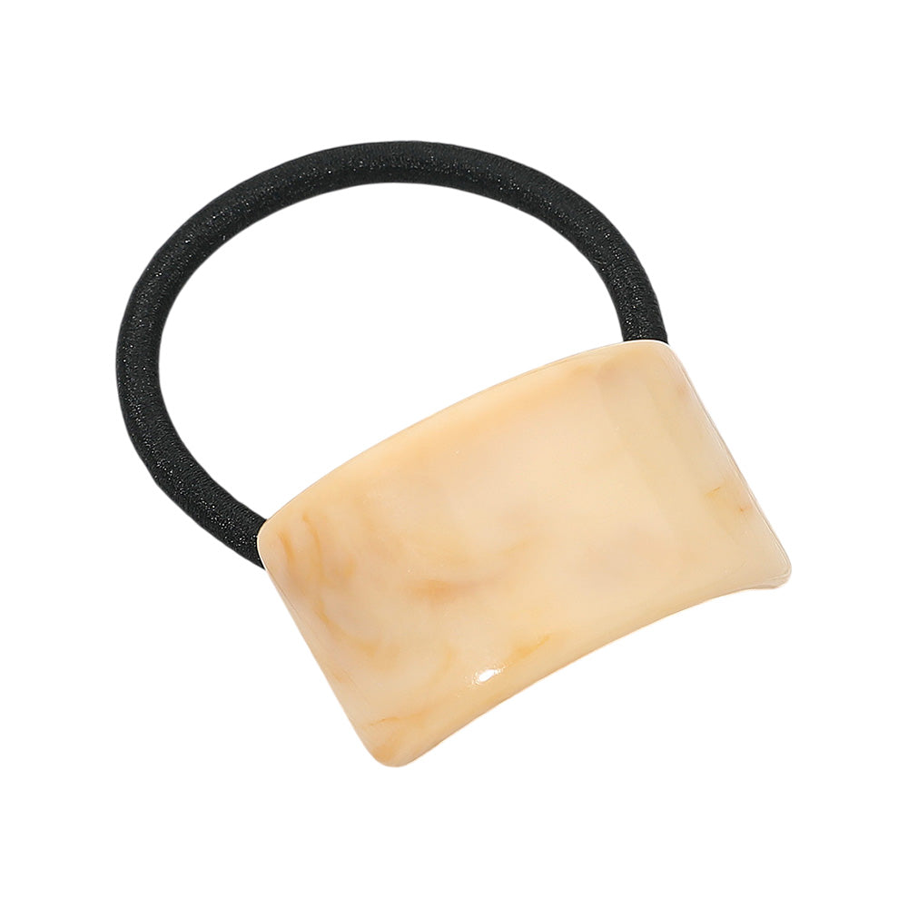 Madeline Love Ivory Rectangular Resin Accent Hair Band - Hair Accessories - desc
