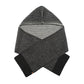 C.C Stripe Rib Hooded Scarf