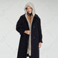 C.C Stripe Rib Hooded Scarf