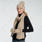 C.C Cable Knit Scarf