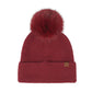 C.C Plush Terry Chenille Pom Beanie