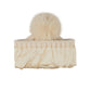 C.C Heathered Cable Knit Beanie With Pom