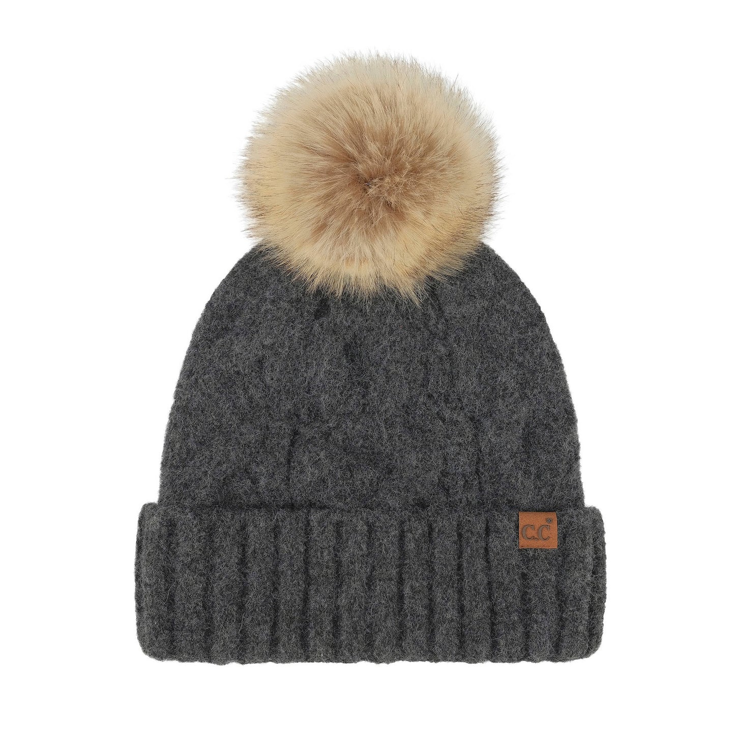 C.C Cable Cuff Beanie
