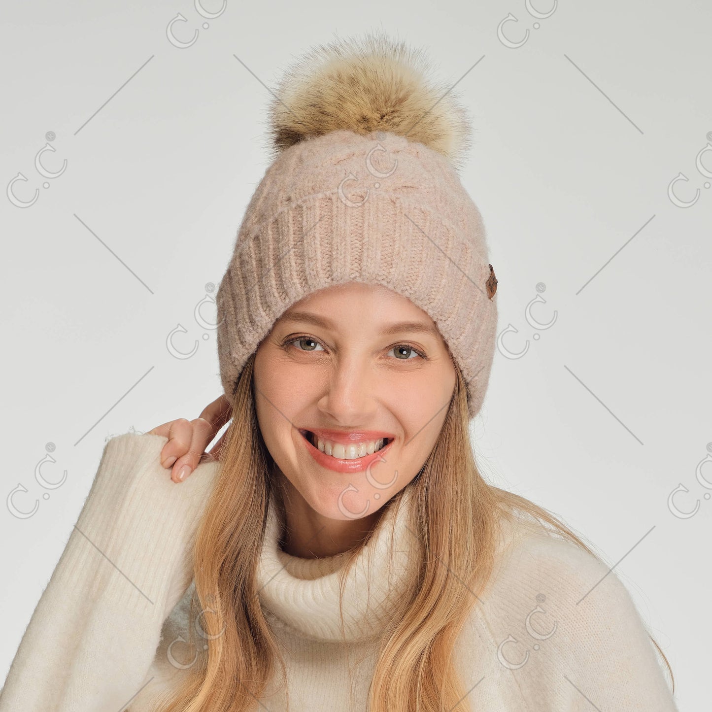 C.C Cable Cuff Beanie