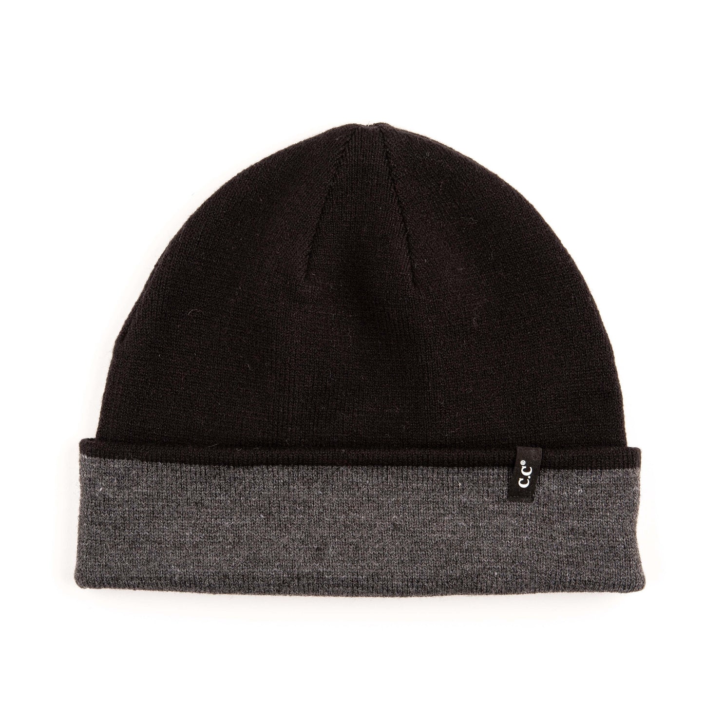 C.C Two Tone Reversible Beanie For Men And Women