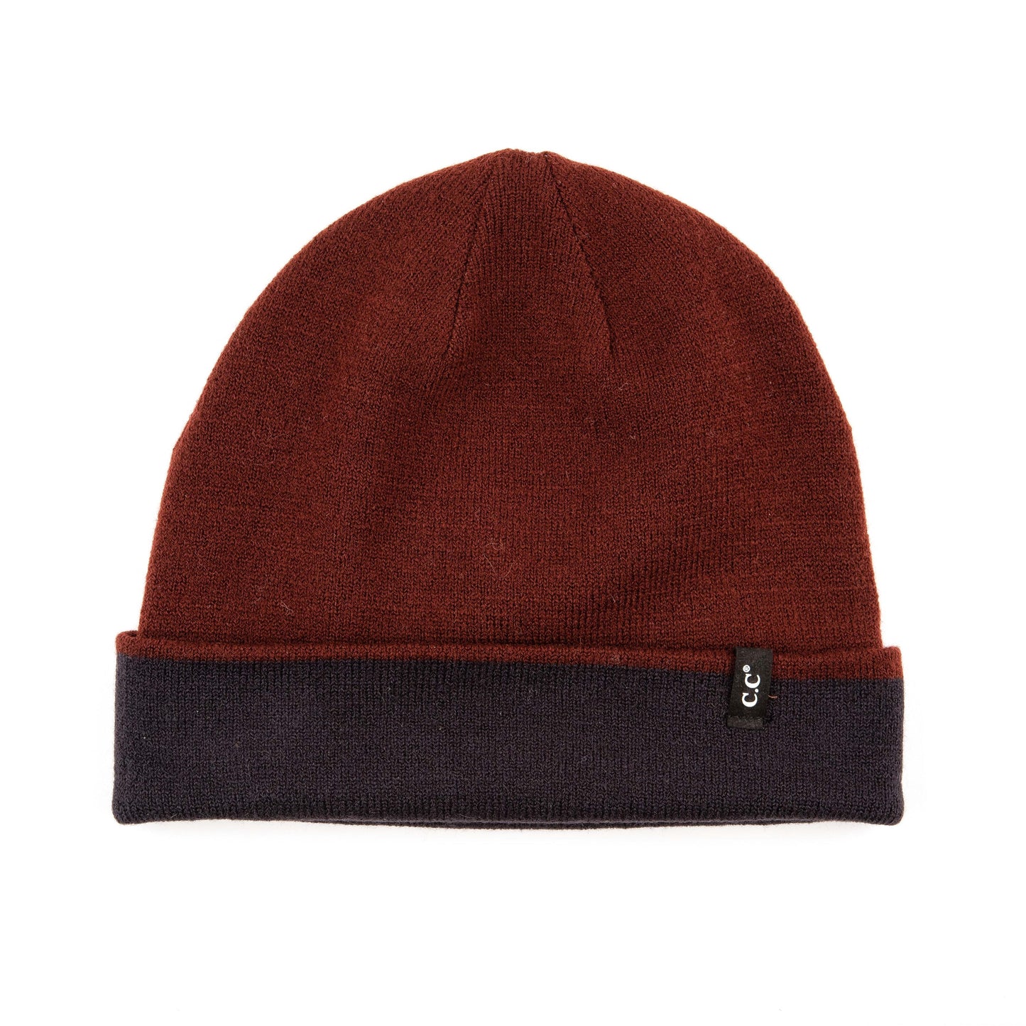 C.C Two Tone Reversible Beanie For Men And Women