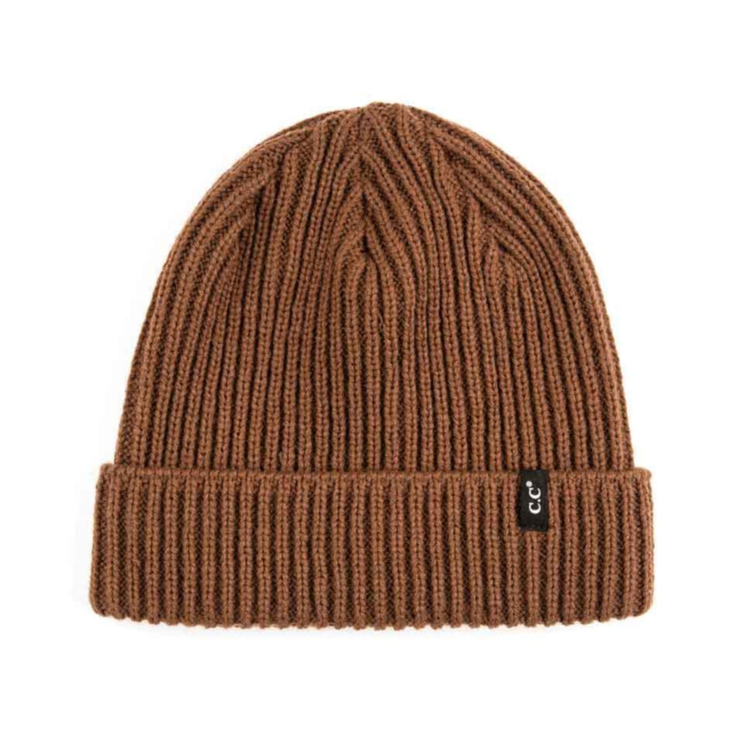 C.C Ribbed Knit Beanie