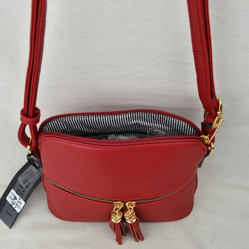 Multi Pattern Crossbody Shoulder Bag with Adjustable Long Strap - Crossbody Bags