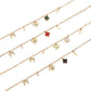  Heart Bow Pearl Quatrefoil Cross Charm Station Paperclip Chain Necklace is a timeless addition to any jewelry collection. The delicate details of the heart-shaped charm and pearl quatrefoil cross add a touch of sophistication to any outfit. The sturdy paperclip chain ensures durability and easy wear. Perfect for any occasion, it's a must-have for every fashion-forward individual.