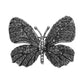 Hematite Rhinestone Pave Butterfly Pin Brooch adds a touch of elegance to any outfit. Featuring dazzling rhinestones in a pave butterfly design, this pin exudes a sophisticated and polished look. Perfect for both casual and formal occasions, this versatile accessory will elevate any ensemble.