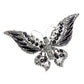 Hematit Glass Crystal Butterfly Pin Brooch is expertly crafted with sparkling glass crystals, adding a touch of elegance and sophistication to any outfit. With its timeless butterfly design, this tasteful accessory is perfect for any occasion. Enhance your ensemble with a touch of shimmer and charm.
