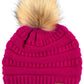 Honey Mustard Stay warm and cozy with this classic C.C Pom Pom Knit Beanie, crafted from 100% soft acrylic for all-day comfort. The ribbed knit design adds texture and durability, while the signature pom pom on top brings a playful touch to any winter outfit. One size fits most, making it the perfect accessory for everyone. Ideal for cold weather adventures or casual everyday wear.