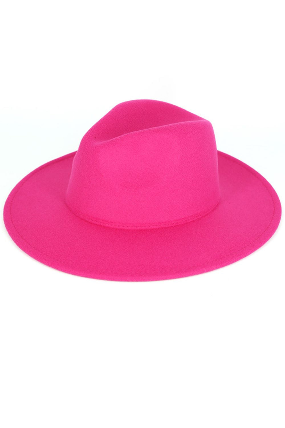 hot Pink Timeless style meets everyday comfort with this classic Solid Panama Hat. Crafted from durable 100% polyester, it offers a lightweight feel perfect for sun protection and casual wear. The 3" brim provides excellent shade coverage while maintaining that iconic panama silhouette. Whether you're heading to the beach, garden, or outdoor event, this versatile hat complements any warm-weather wardrobe. Easy to care for and built to last, it's an essential accessory for anyone seeking effortless elegance.