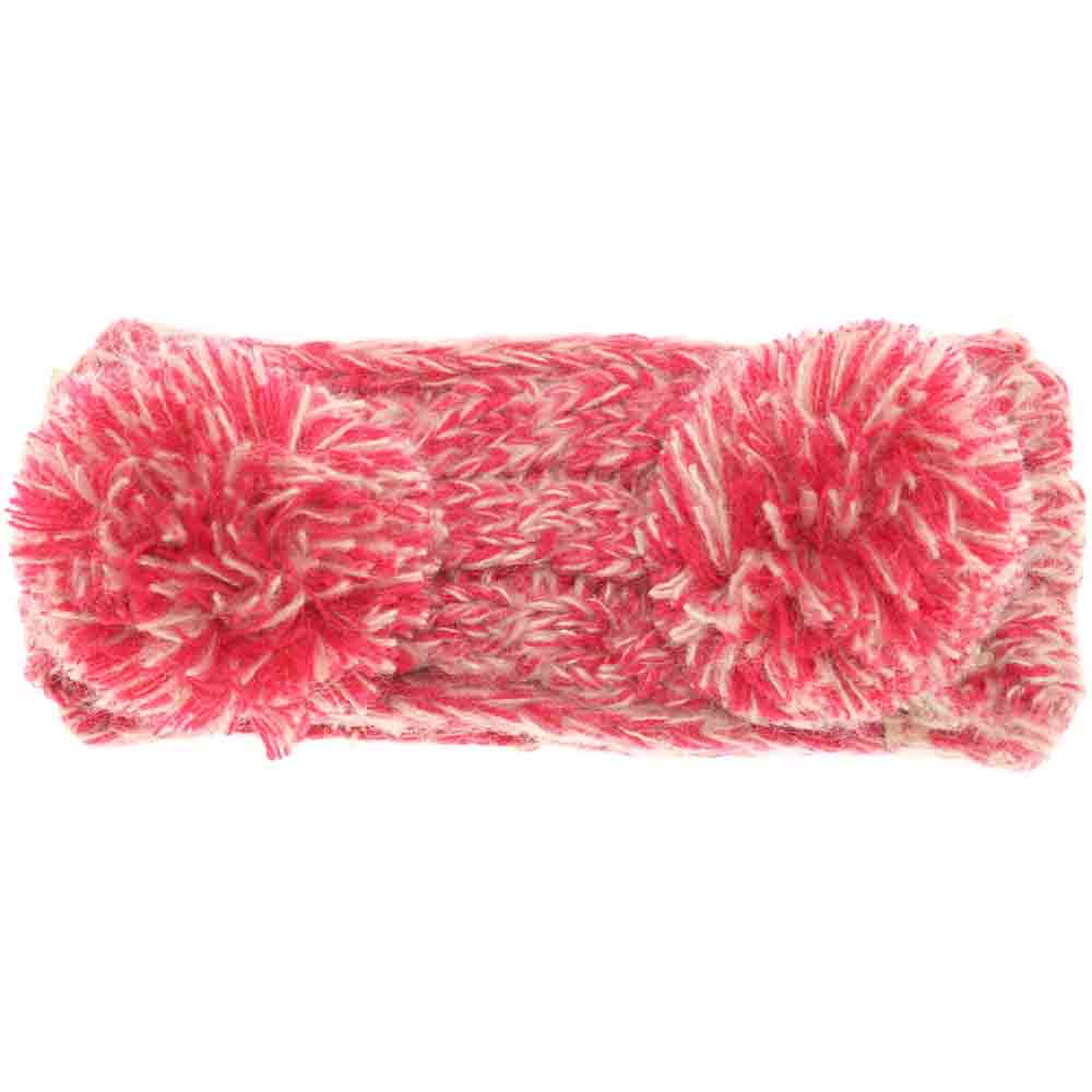 Hot_Pink KIDS Multi-tone Double Pom Head Wrap combines functional warmth with playful style. Designed for comfort and durability, it features a soft, stretchy fabric that fits snugly on young heads, while the double pom-poms add a charming, dynamic touch. Perfect for cooler weather, this head wrap keeps children cozy without sacrificing movement or breathability. Its vibrant multi-tone colors effortlessly complement a variety of outfits, making it a practical yet stylish choice for active kids. 