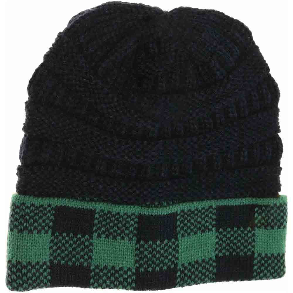 HunterGreen-Navy Buffalo Check Knit CC Beanie delivers expert-level warmth and style, combining a durable knit construction with a classic buffalo check pattern. Engineered for a comfortable, snug fit, this beanie provides reliable insulation while enhancing casual and outdoor ensembles with its timeless design. Its quality craftsmanship ensures lasting wear, making it an essential accessory for cold-weather seasons.