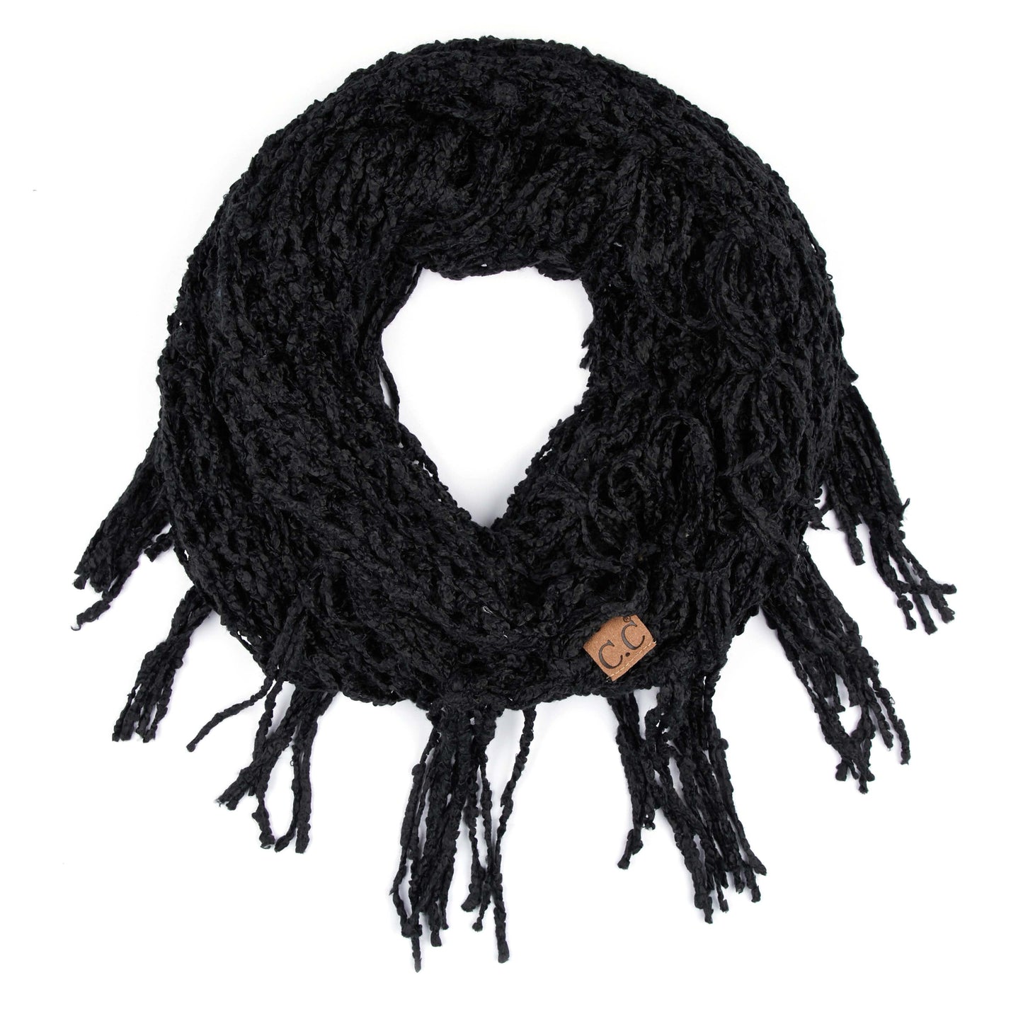 C.C Chenille Infinity Scarf With Tassel