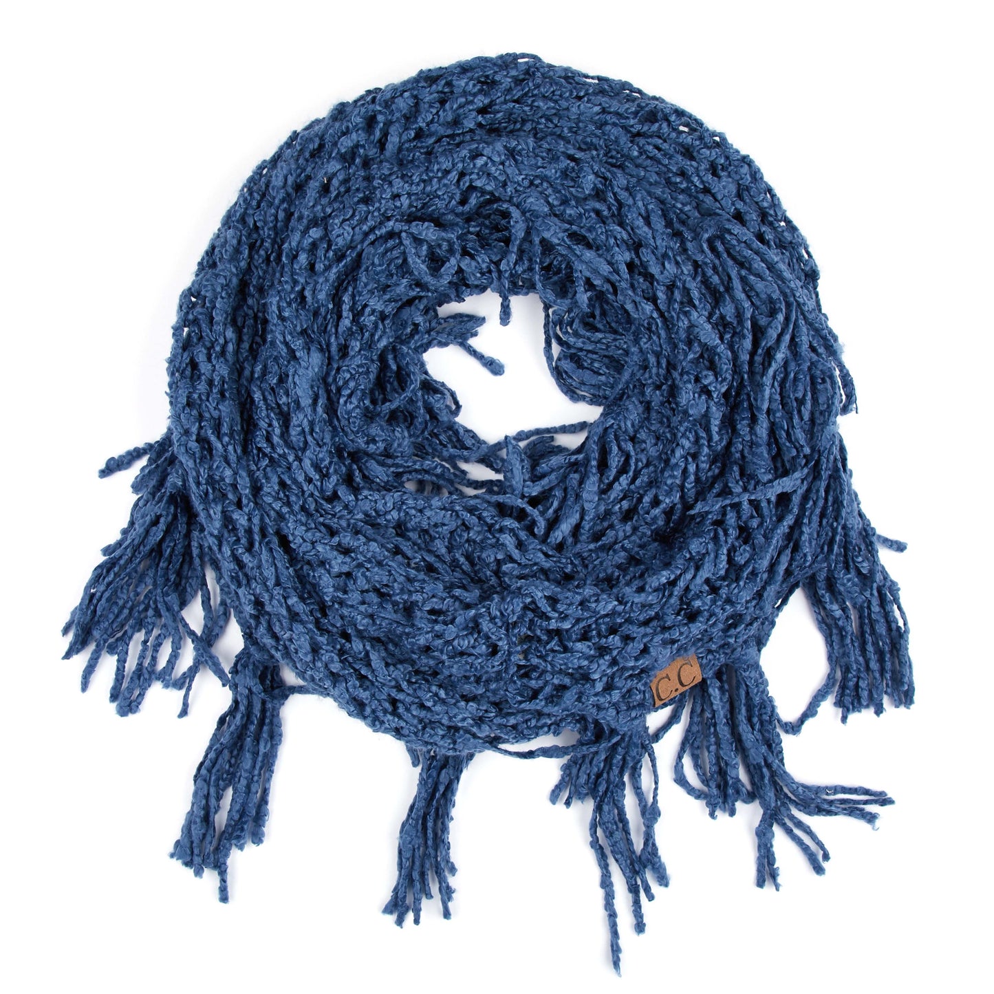 C.C Chenille Infinity Scarf With Tassel