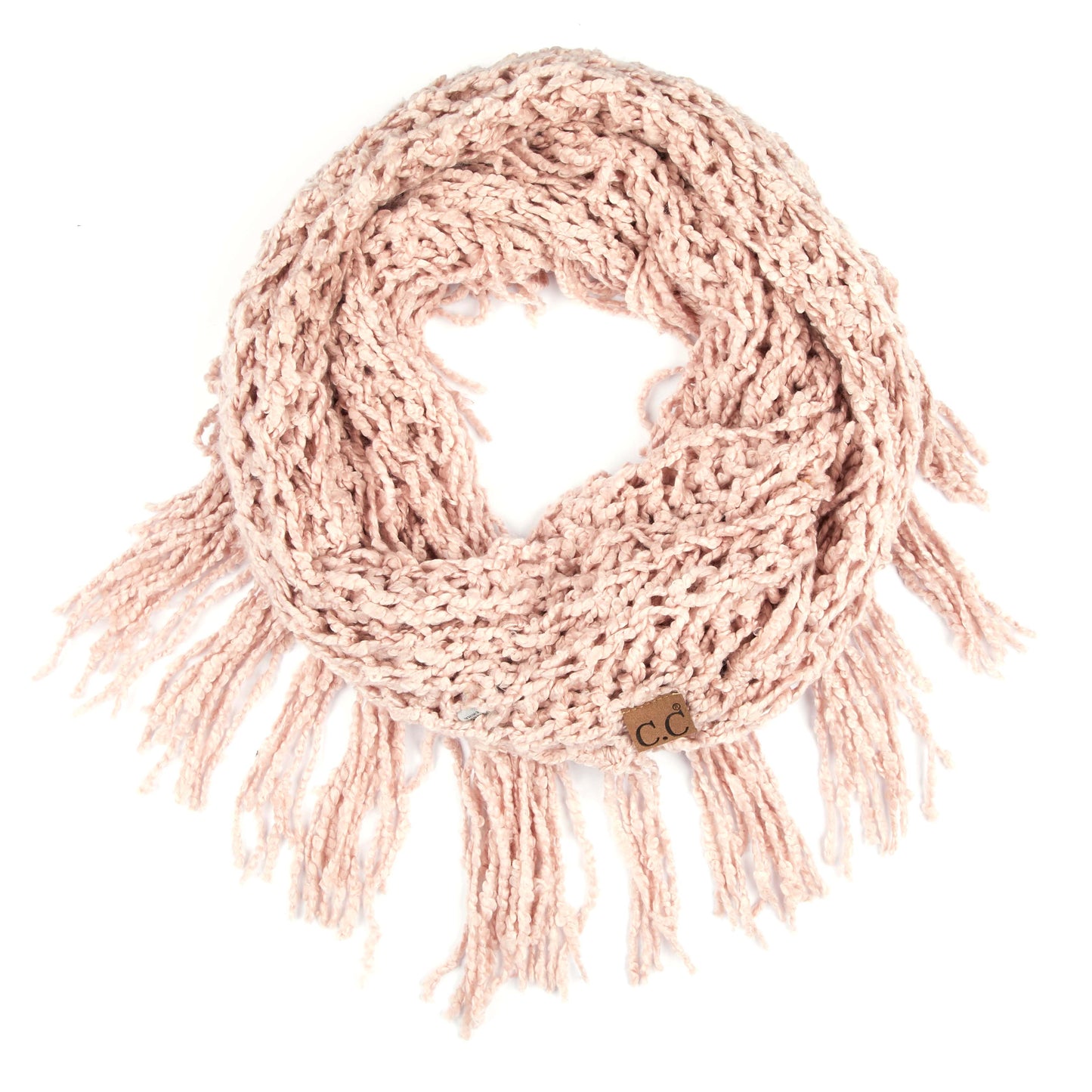 C.C Chenille Infinity Scarf With Tassel