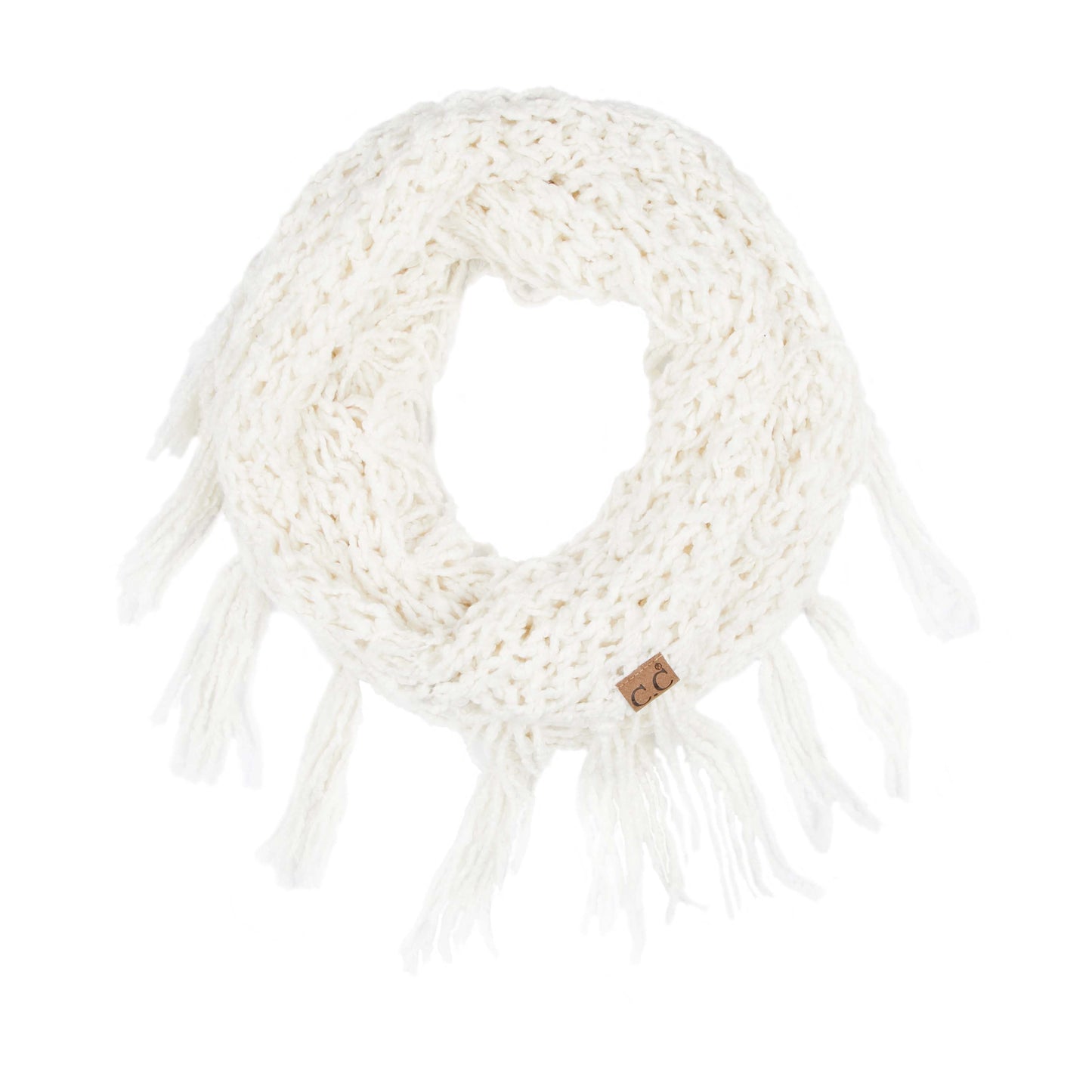 C.C Chenille Infinity Scarf With Tassel