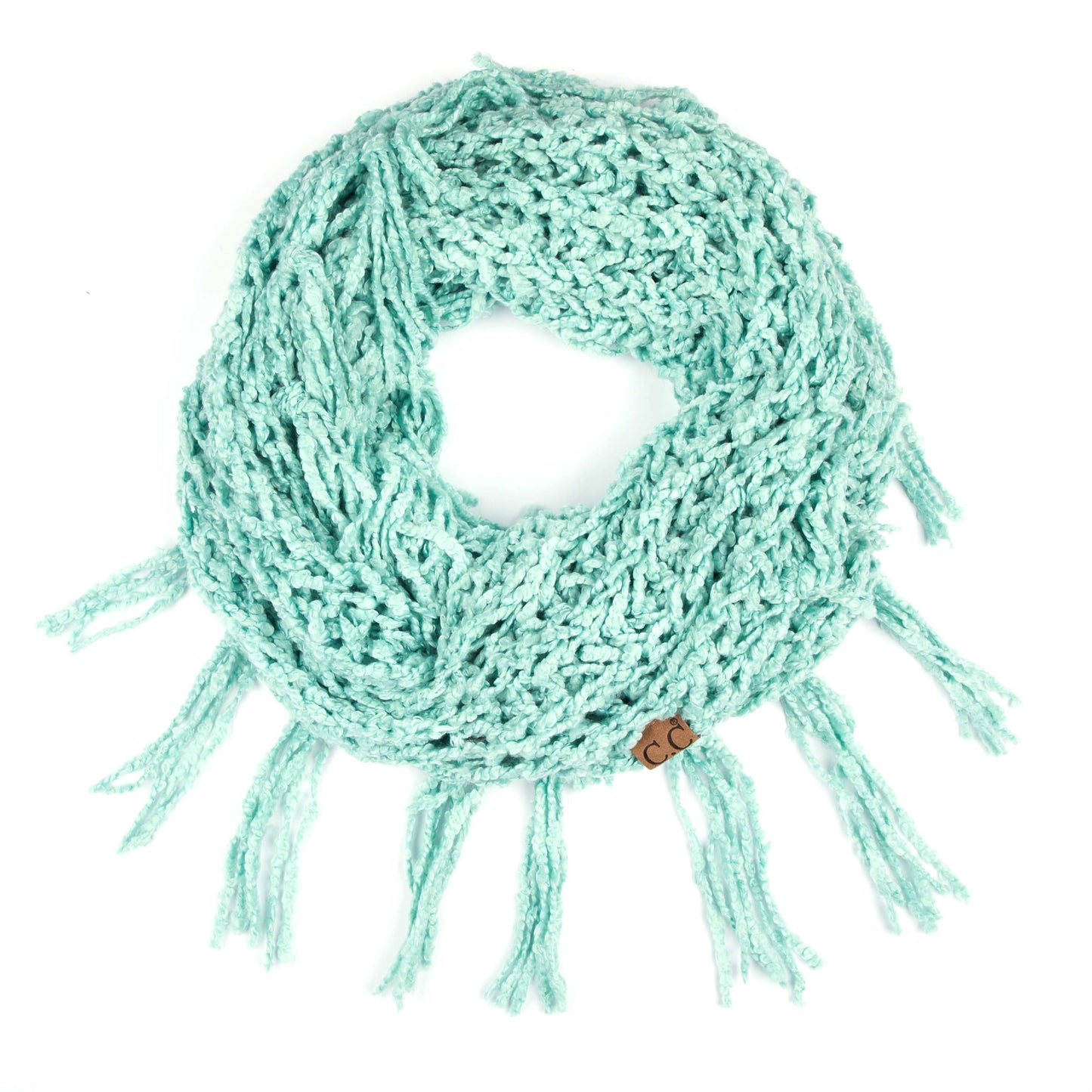 C.C Chenille Infinity Scarf With Tassel