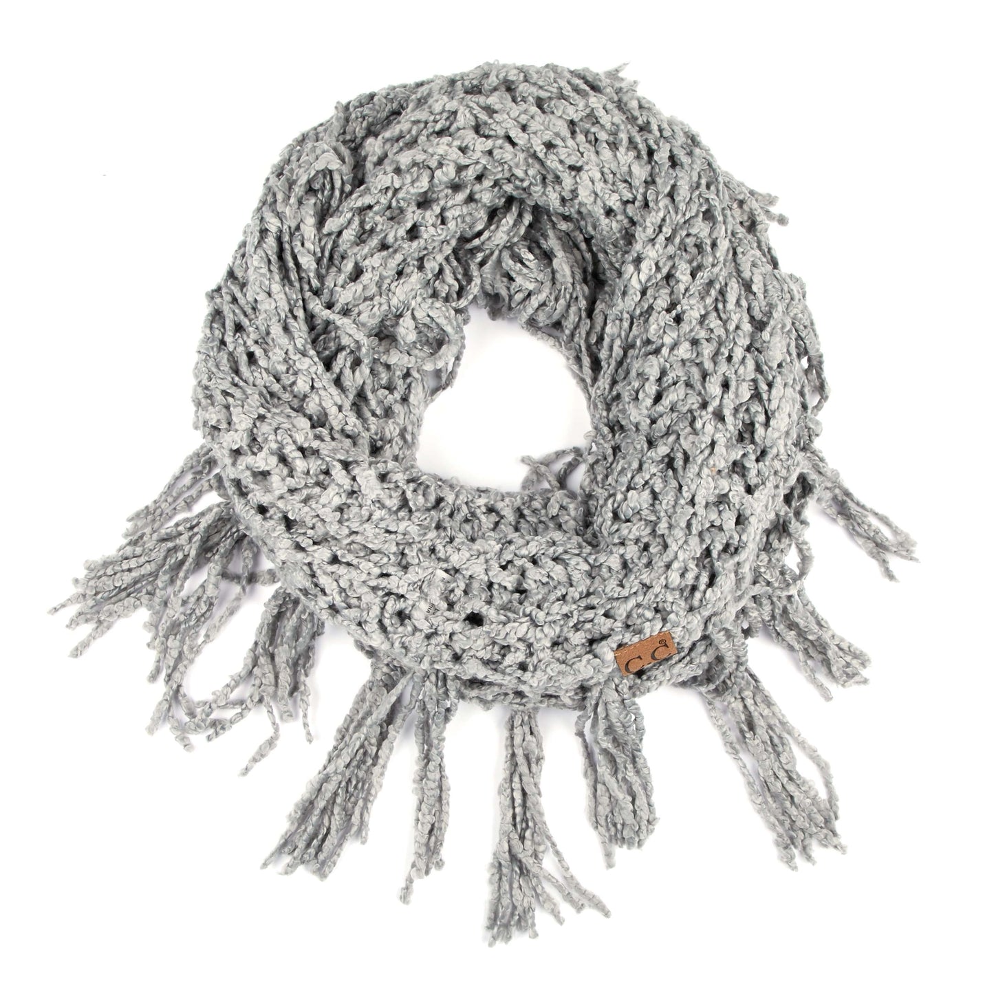 C.C Chenille Infinity Scarf With Tassel