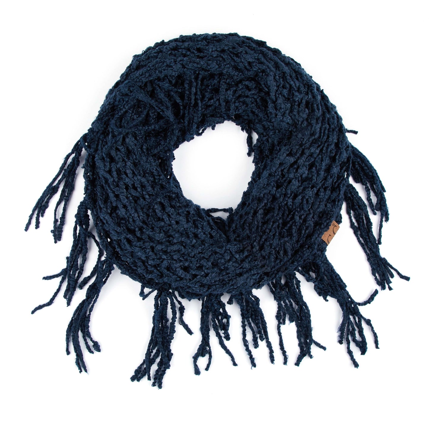 C.C Chenille Infinity Scarf With Tassel