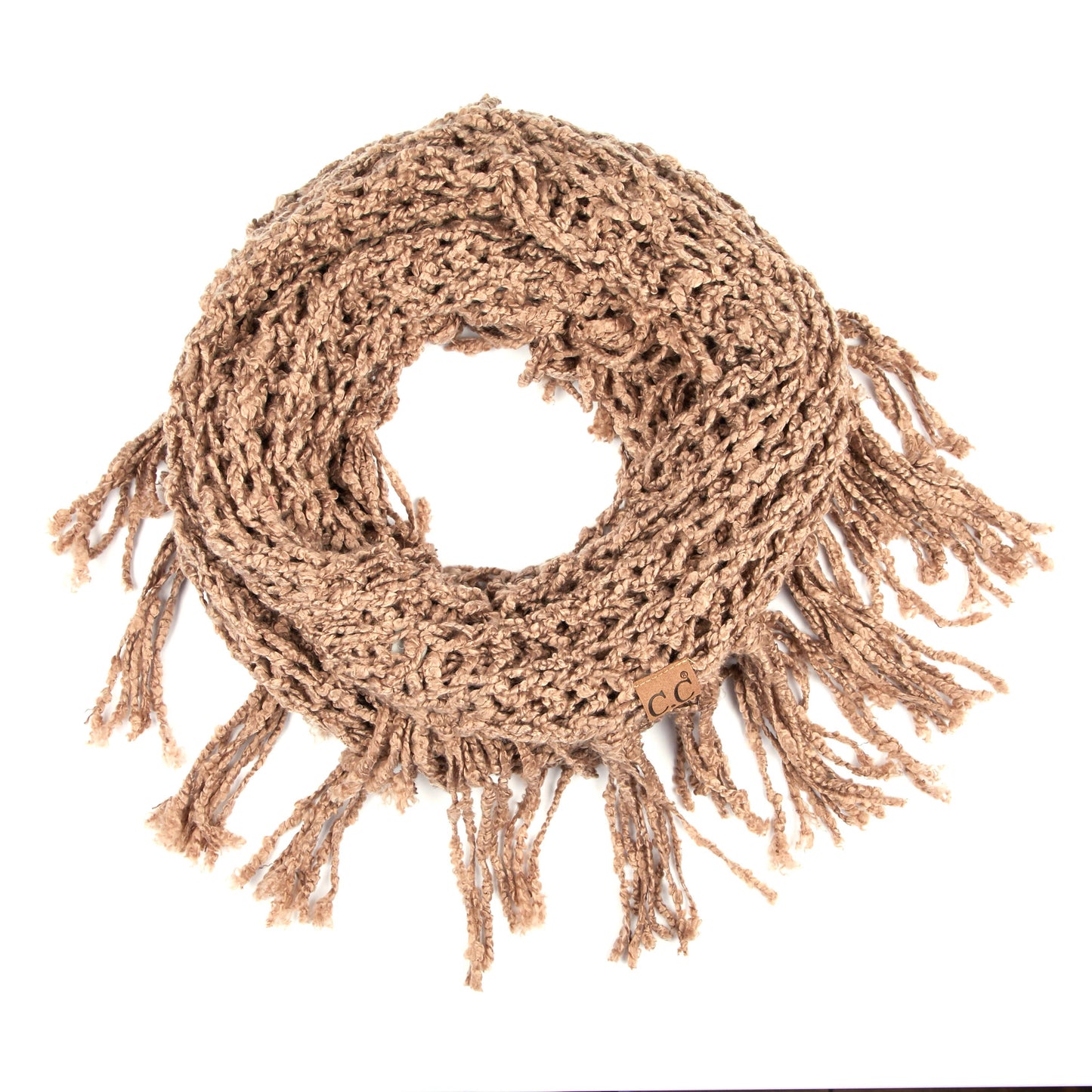 C.C Chenille Infinity Scarf With Tassel