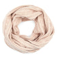 C.C Genuine Ribbed Angora Cable Infinity Scarf